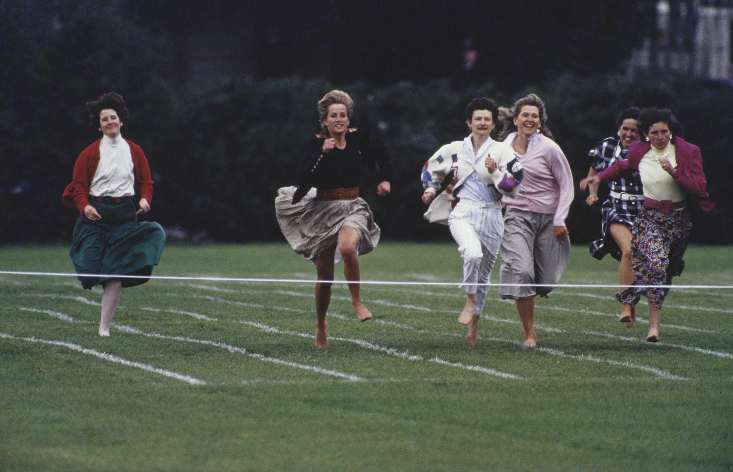 In a moment that defied royal expectations, Diana, former Princess of Wales, charged barefoot across the finish line at Prince Harry's Sports Day on 11 June 1991, leaving behind protocol and heels for sheer determination. Her skirt billowed, her jacket flew, and for one brief race, she was just another mom giving it her all.