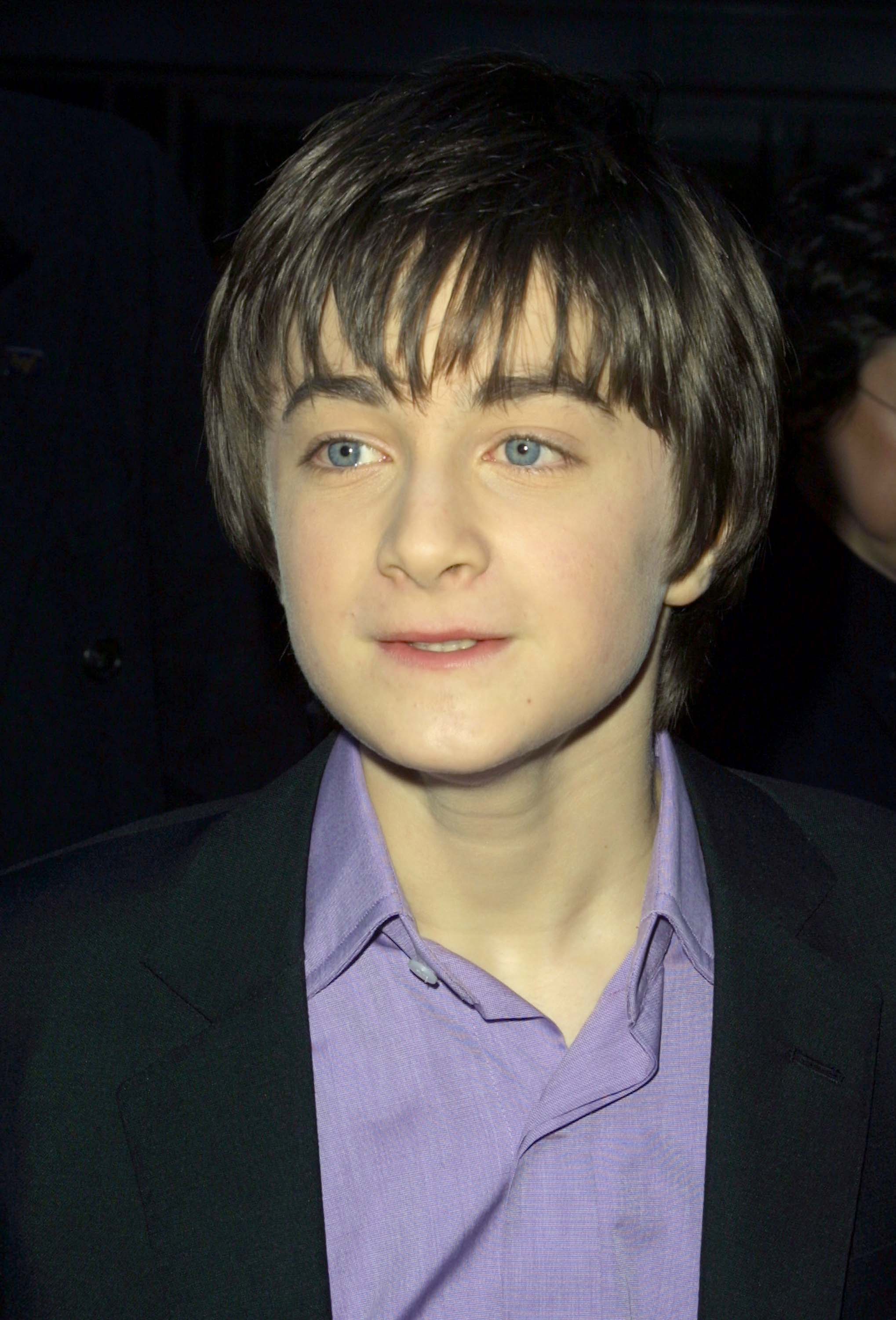 The boy at the "Harry Potter and The Sorcerer's Stone" premiere in New York City on November 11, 2001 | Source: Getty Images