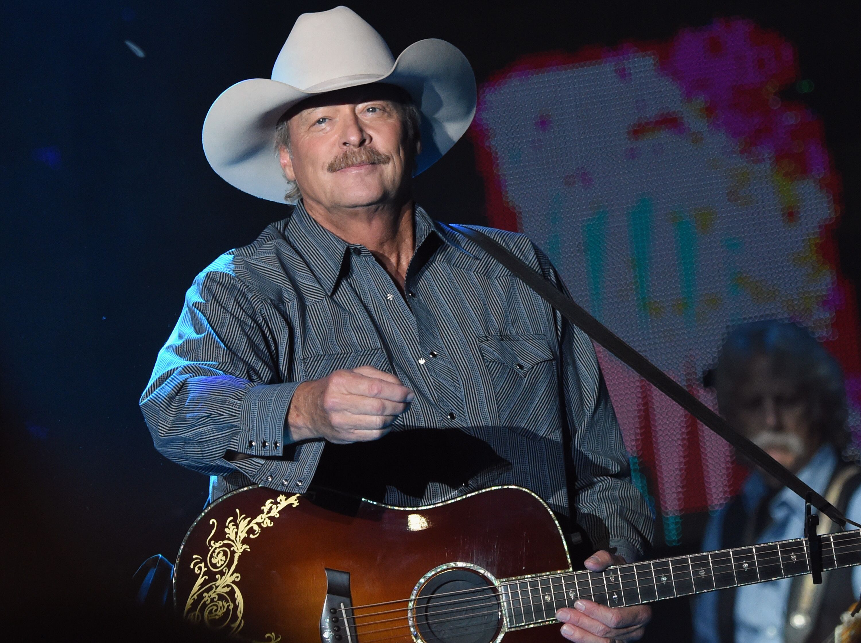 Alan Jackson performs at Tree Town Music Festival - Day 3 on May 27, 2017 in Heritage Park, Forest City, Iowa. | Source: Getty Images