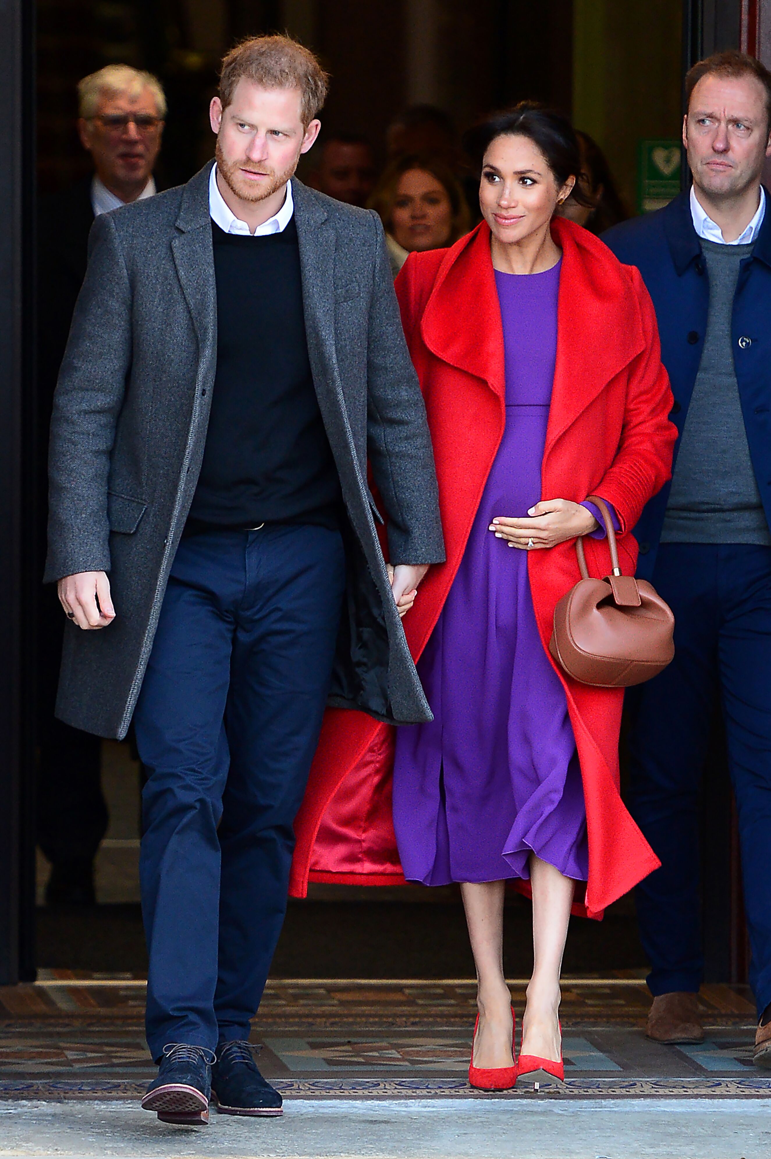  Prince Harry, Duke of Sussex and Meghan, Duchess of Sussex depart from Birkenhead Town Hall on January 14, 2019 in Birkenhead, England | Photo: Getty Images