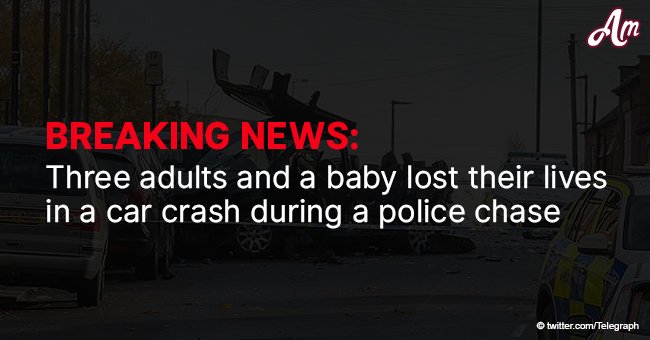 Three adults and a baby lost their lives in a car crash during a police chase