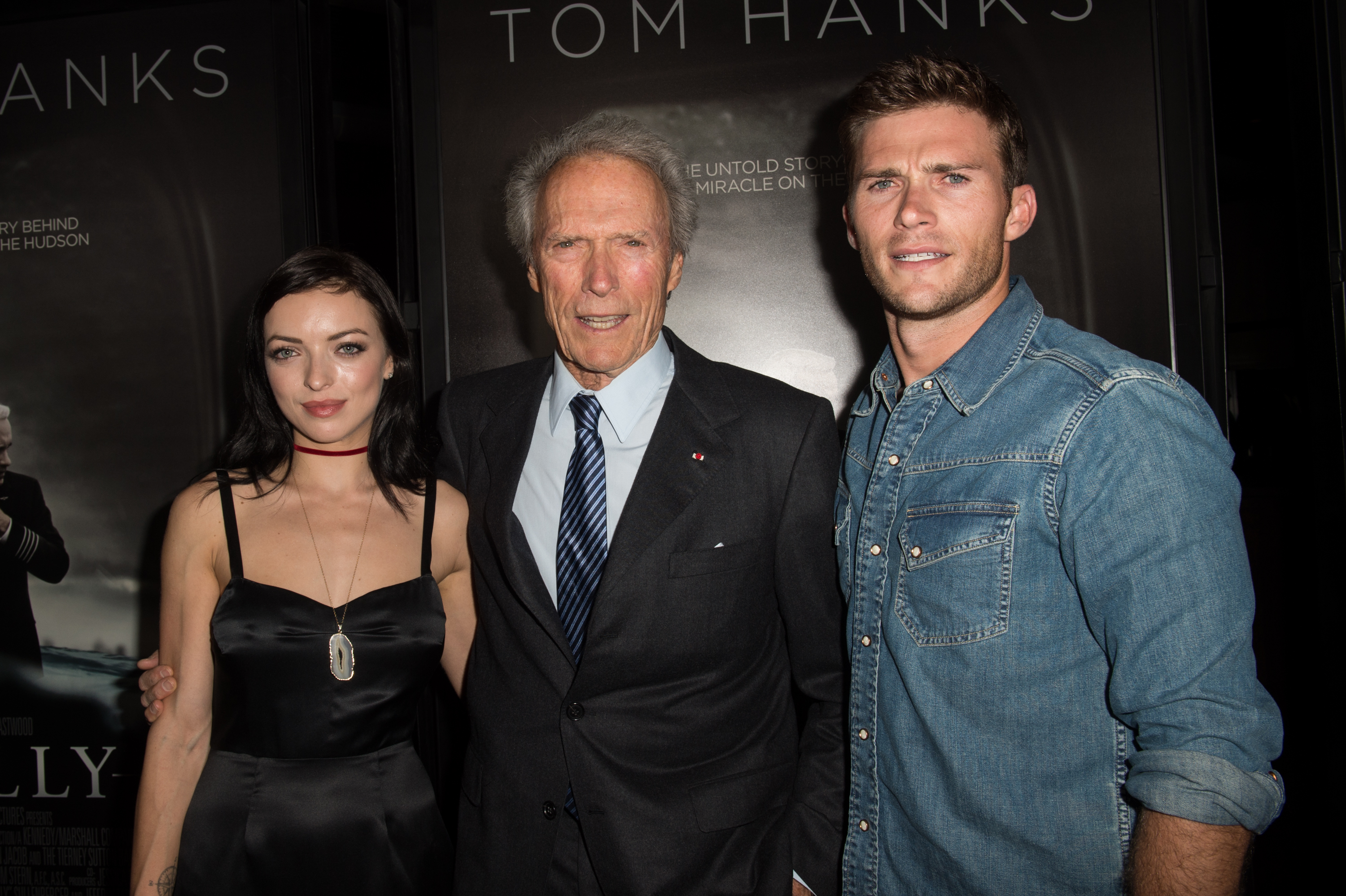 Clint Eastwood with two of his kids, Francesca and Scott Eastwood at the screening of "Sully" in Los Angeles, California on September 8, 2016 | Source: Getty Images