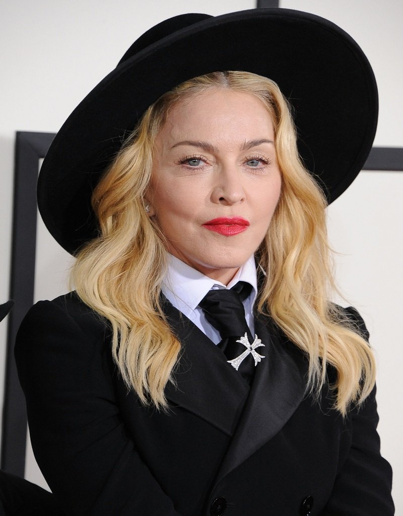 Madonna arrivals at the 56th GRAMMY Awards on January 26, 2014 in Los Angeles, California | Photo: Getty Images