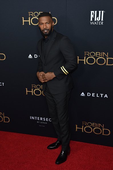 Jamie Foxx, "Robin Hood"-Vorstellung, New York City, 2018 | Quelle: Getty Images