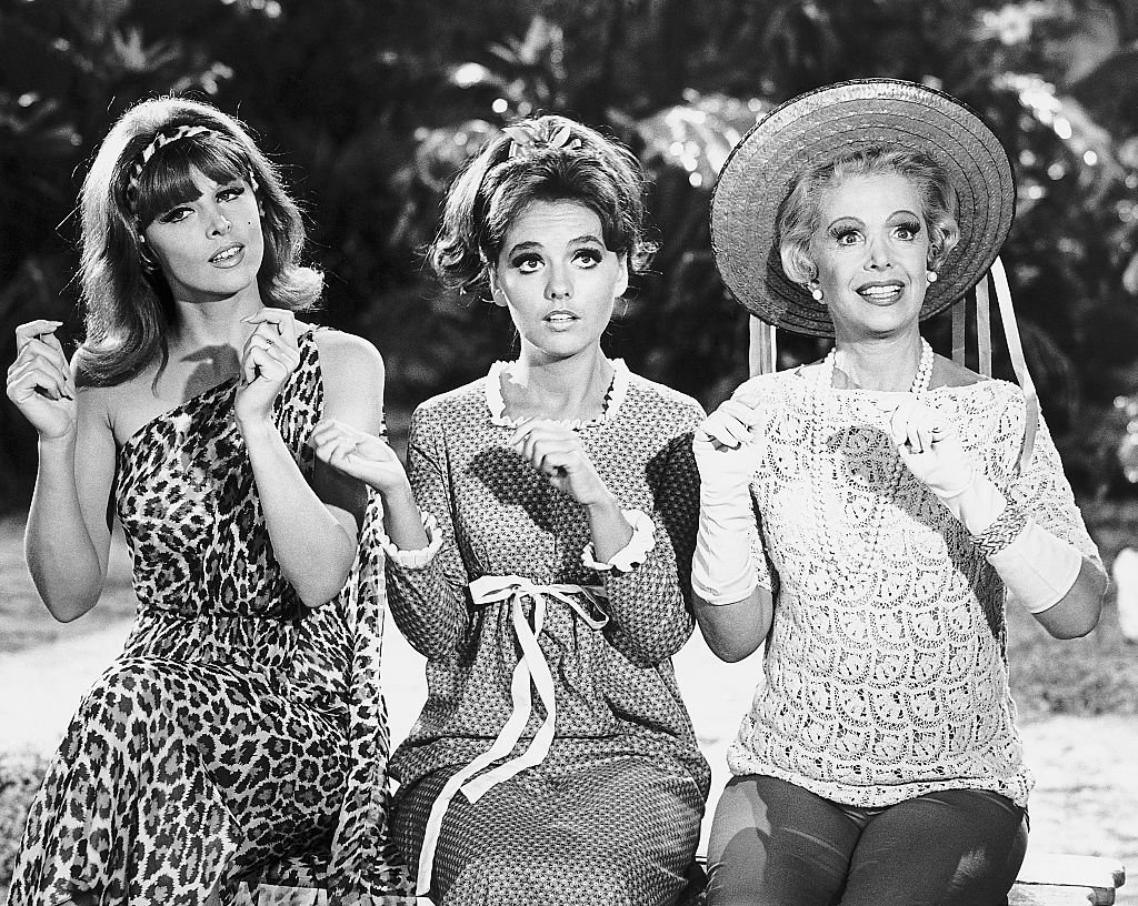 Dawn Wells as Mary Ann and Natalie Schaefer as Mrs. Howell in a scene from the 1960s television comedy "Gilligan's Island." | Source: Getty Images