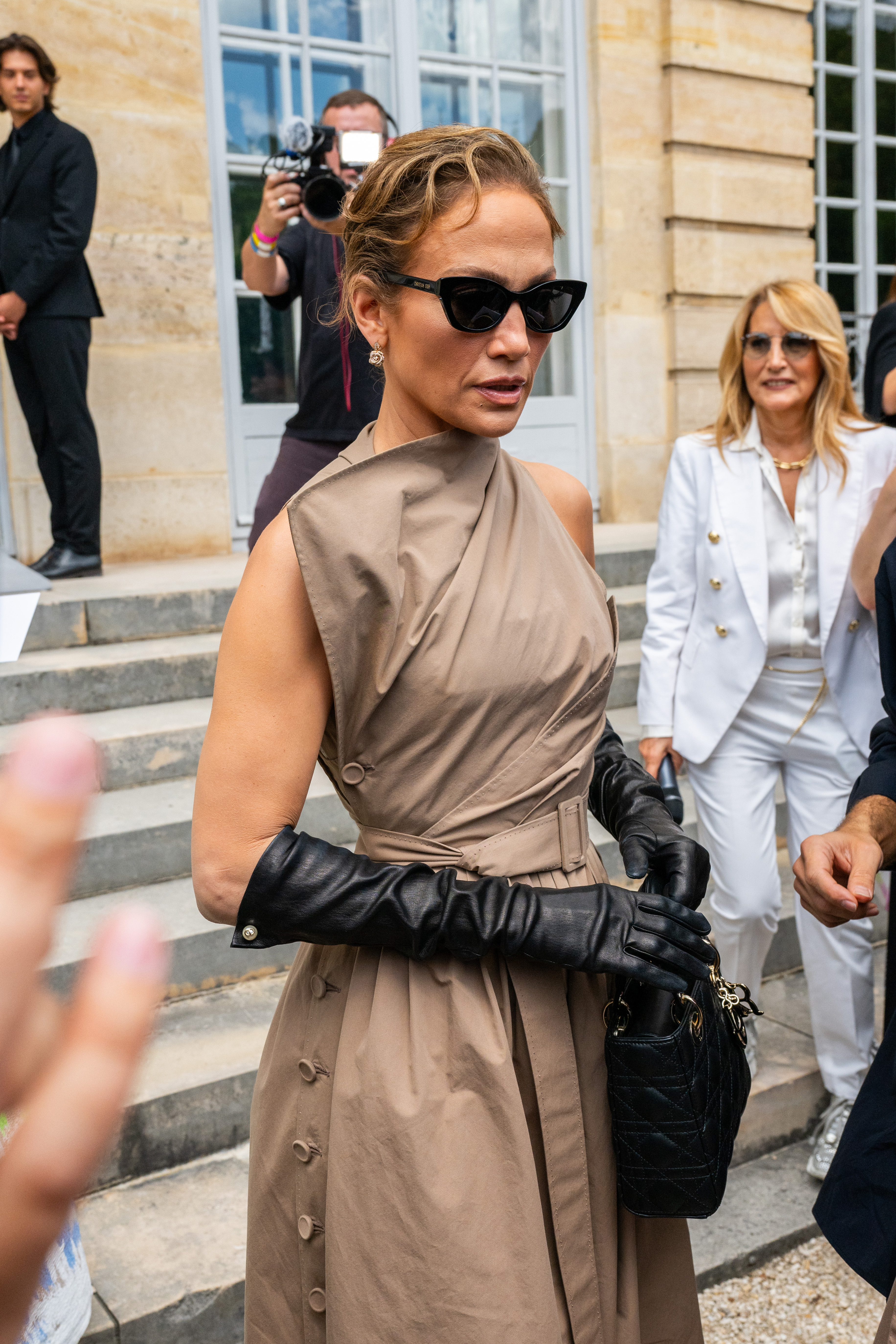 Jennifer Lopez at the Christian Dior Haute Couture Fall/Winter 2024-2025 show during Paris Fashion Week on June 24, 2024, in France. | Source: Getty Images