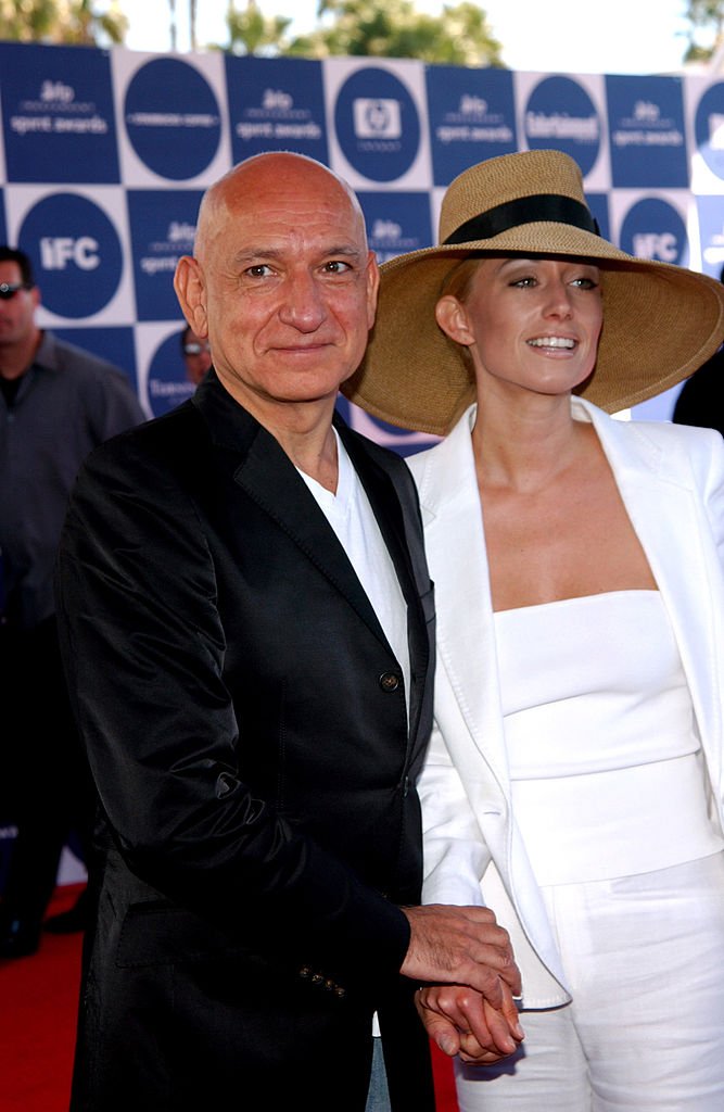 Sir Ben Kingsley and Lady Alexander Christmann during 2004 Independent Spirit Awards in Santa Monica, California | Photo: Getty Images