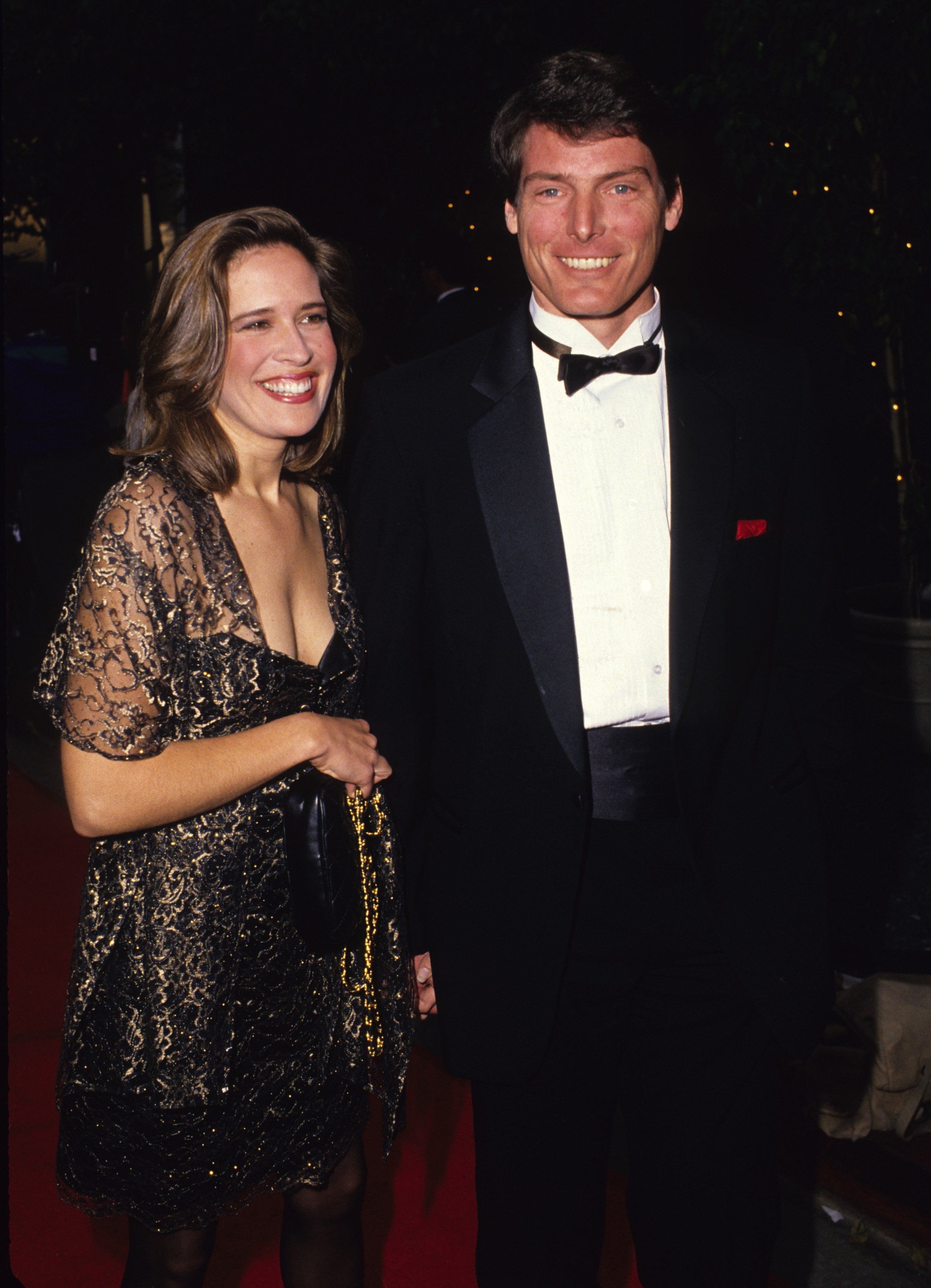 Christopher Reeve and wife Dana during Christopher Reeve File Photos in Los Angeles, California, United States. | Source: Getty Images