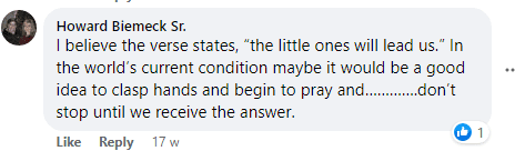 A comment from the Pastor's facebook page. | Source: facebook.com/bcbastin