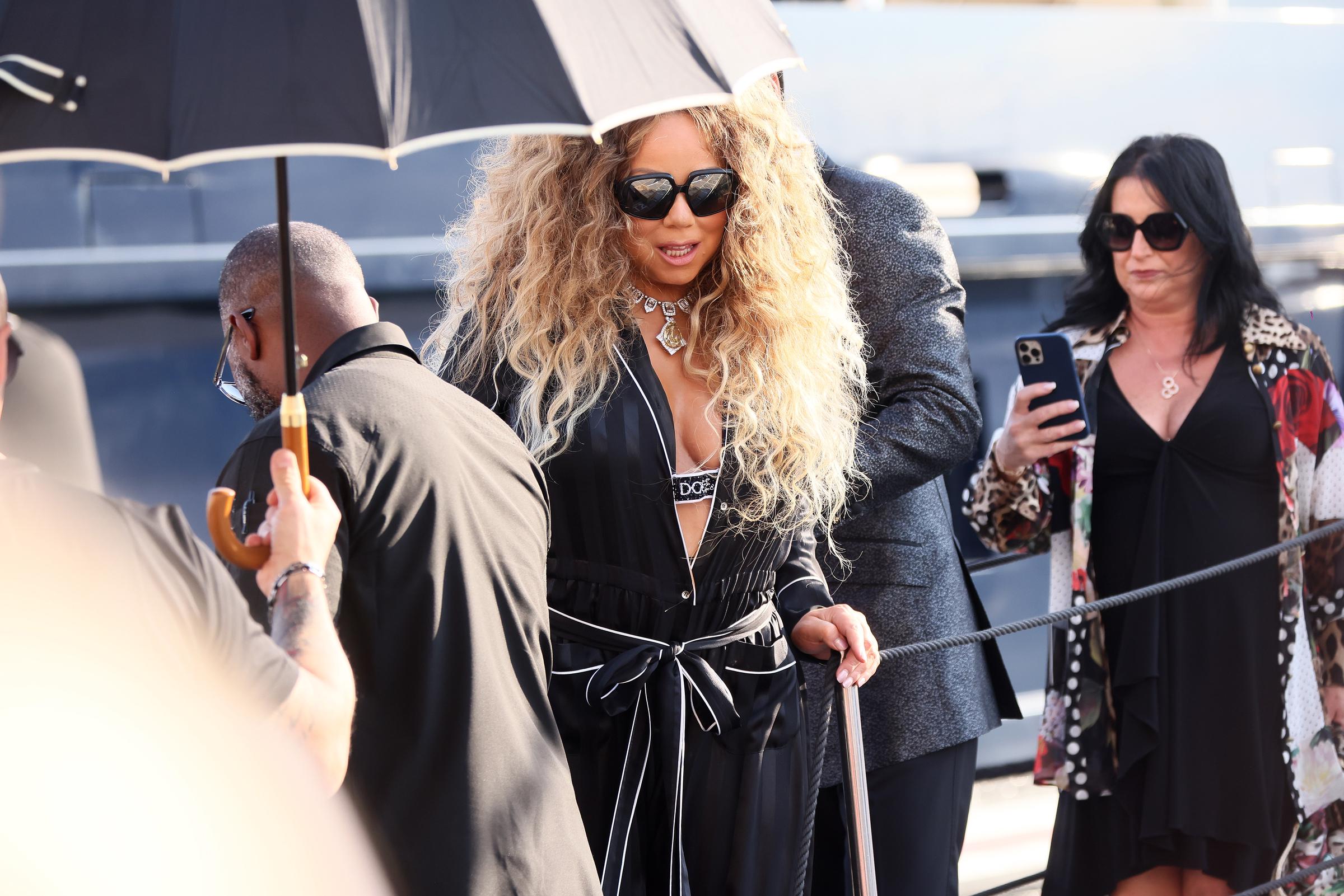 Mariah Carey is seen at Ortigia on July 09, 2022, in Siracusa, Italy. | Source: Getty Images