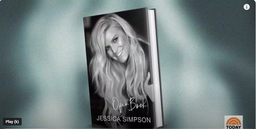 A screenshot of Jessica Simpson's book from a video posted on January 29, 2020 | Source: YouTube/@TODAY