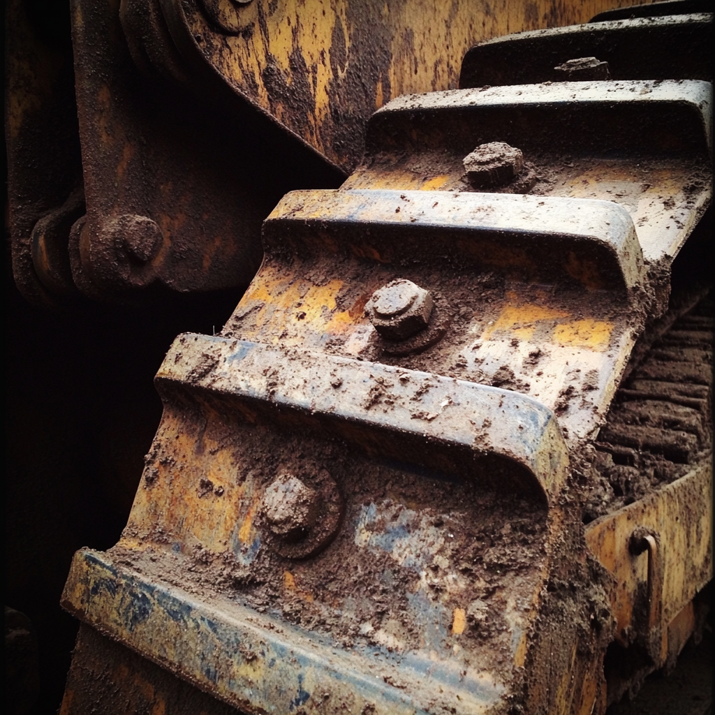 A close up of a bulldozer | Source: Midjourney