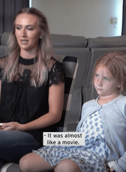 Brittani Tomic and her daughter Zola during an interview with Inside Edition. | Source: YouTube/InsideEdition