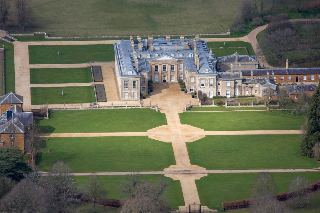 Vista aérea de Althorp, el hogar de Lady Diana Spencer .| Foto: Getty Images
