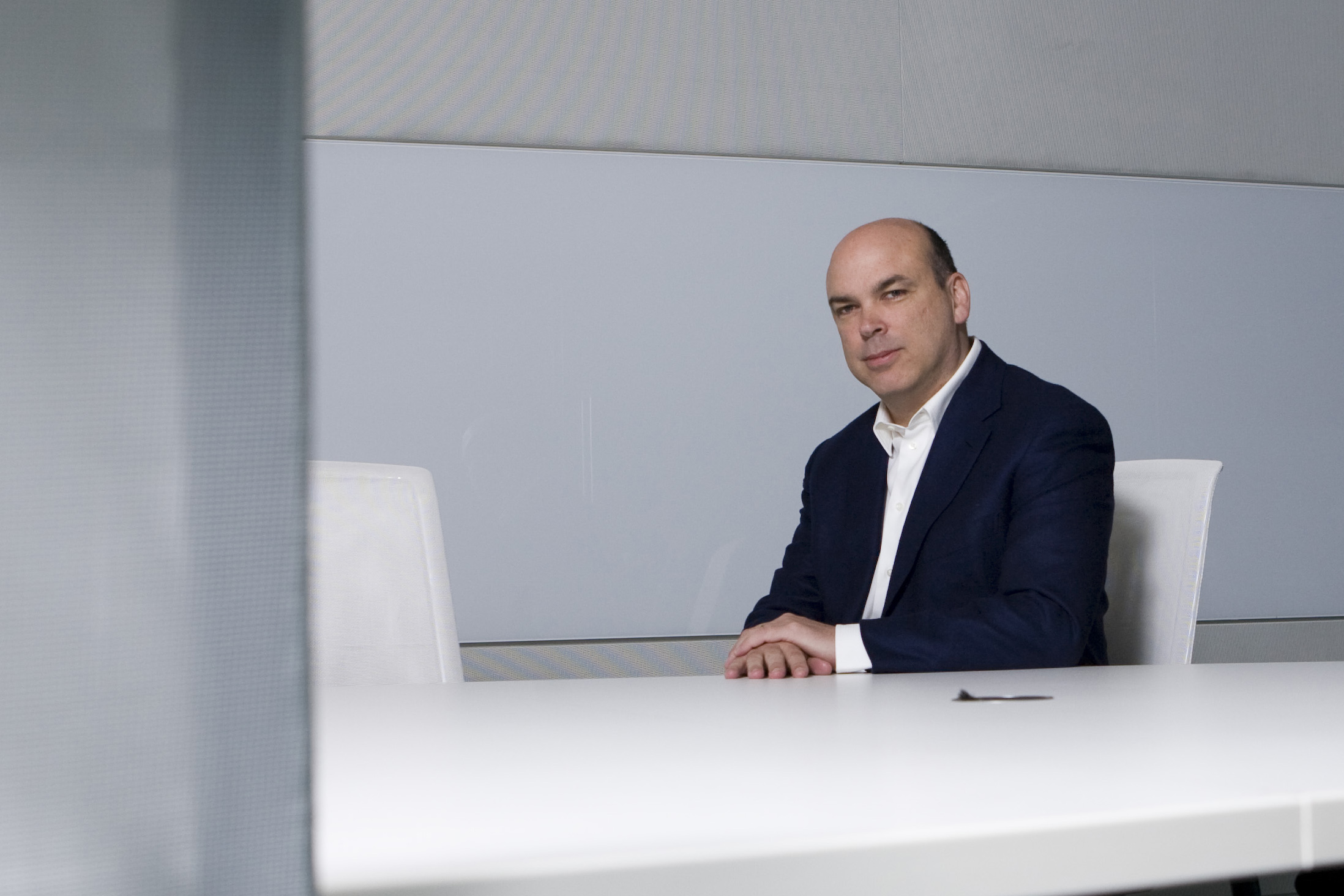 Mike Lynch, former chief executive officer of Autonomy Corp., following an interview in London, U.K., on Wednesday, Feb. 3, 2010. | Source: Getty Images