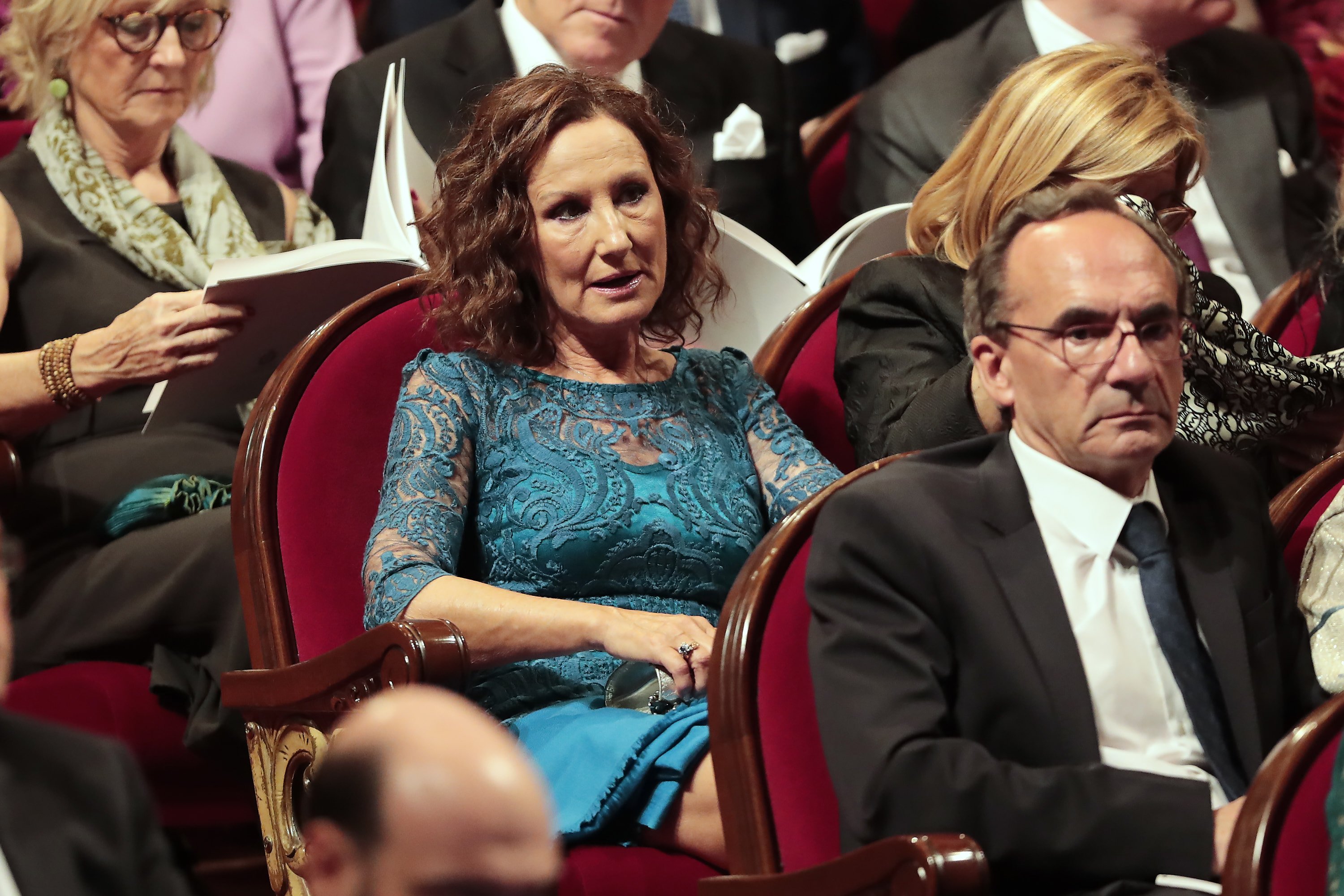 Paloma Rocasolano en los Premios Princesa de Asturias 2018 en el Teatro Campoamor, Oviedo, España. | Imagen: Getty Images/GlobalImagesUkraine