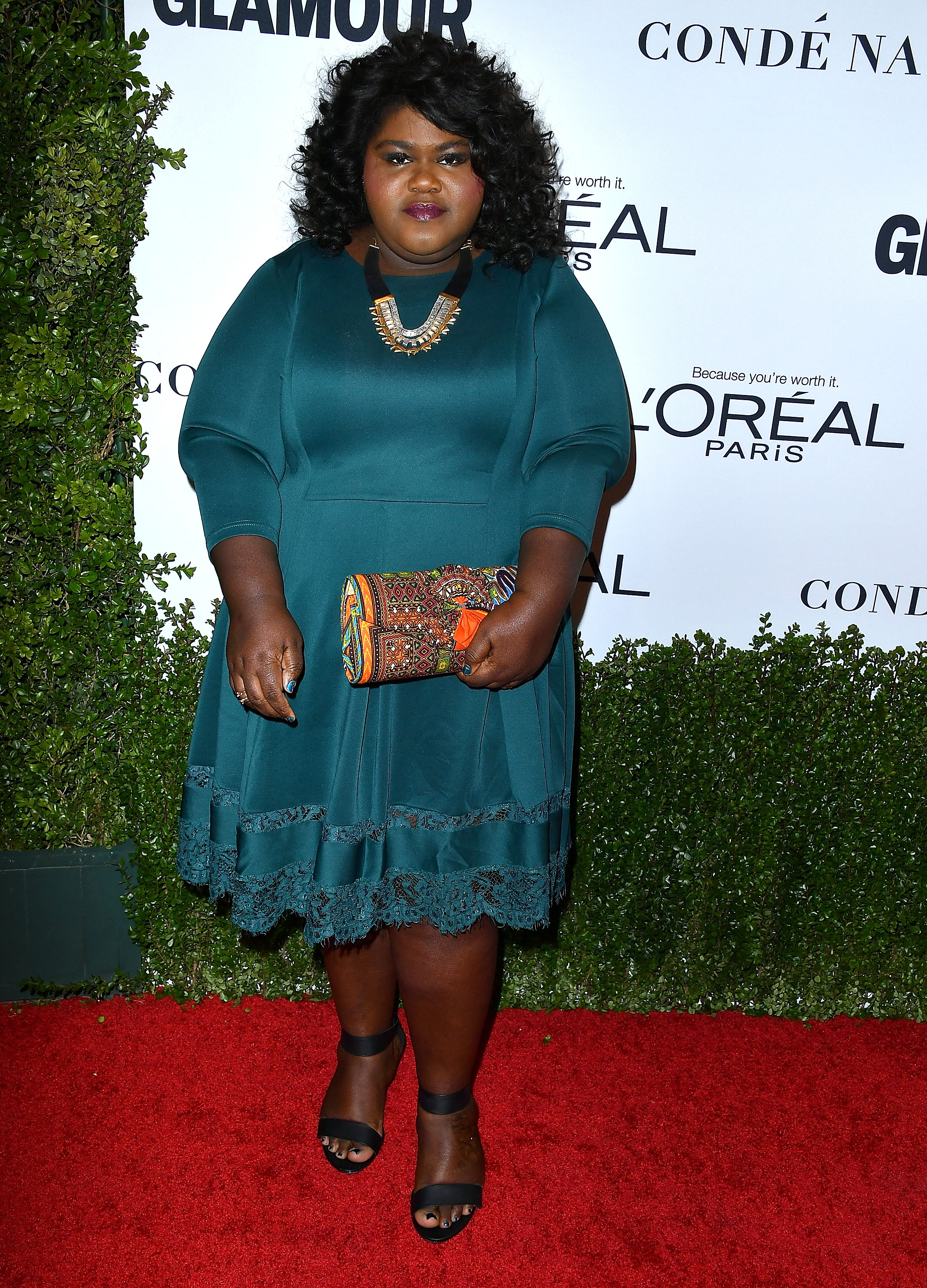 Gabourey Sidibe at the Glamour Women Of The Year on November 14, 2016, in Los Angeles, California. | Source: Getty Images