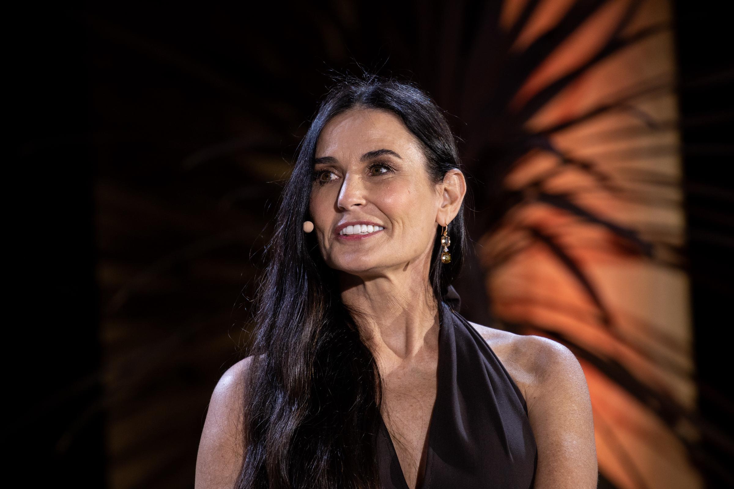 Demi Moore during the Wall Street Journal Tech Live conference on October 22, 2019 | Source: Getty Images