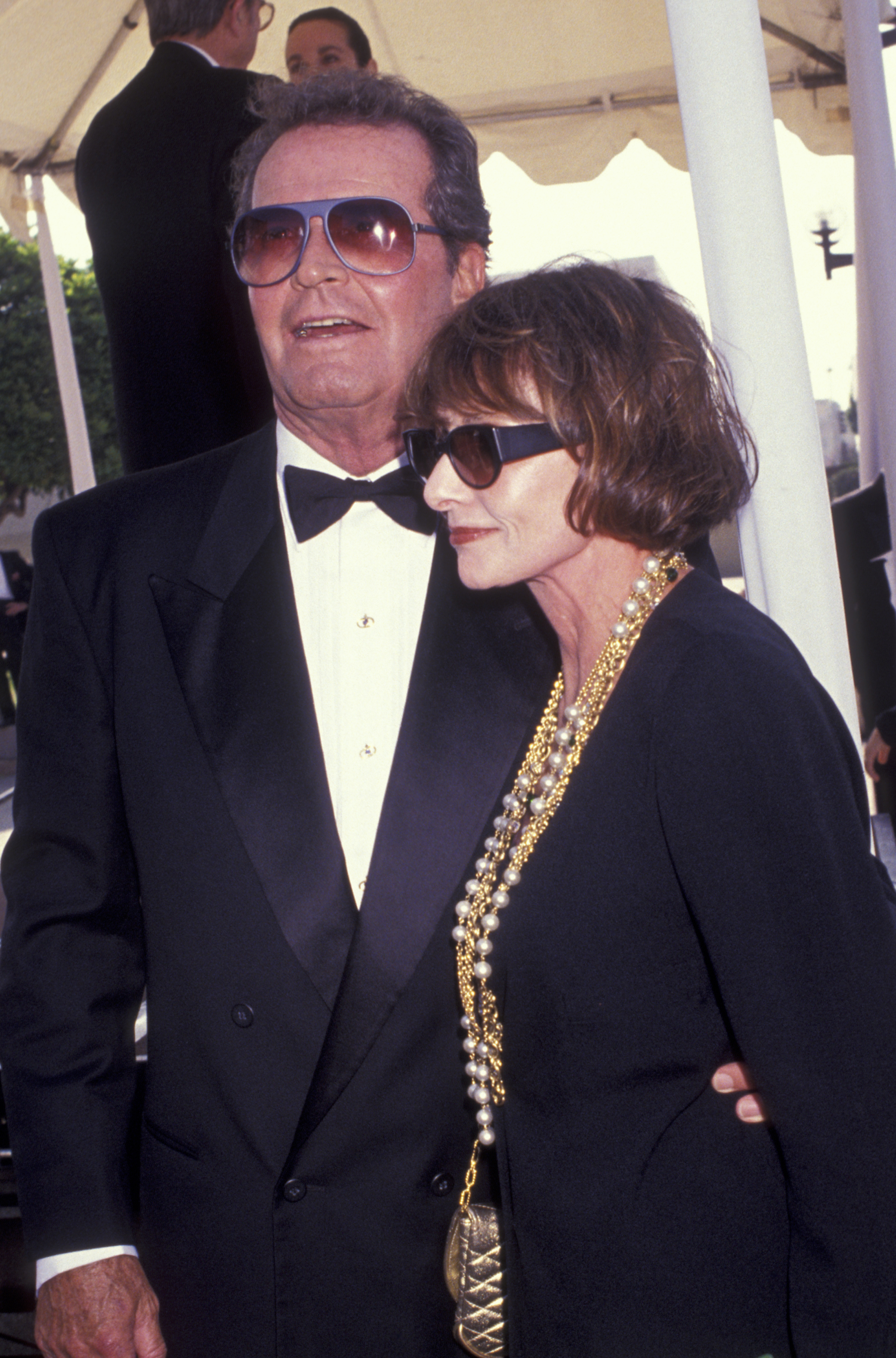 James Garner with his wife Lois Clarke at a party in Los Angeles, California | Source: Getty Images