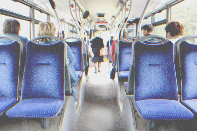 The inside of a regular bus | Photo: Shutterstock