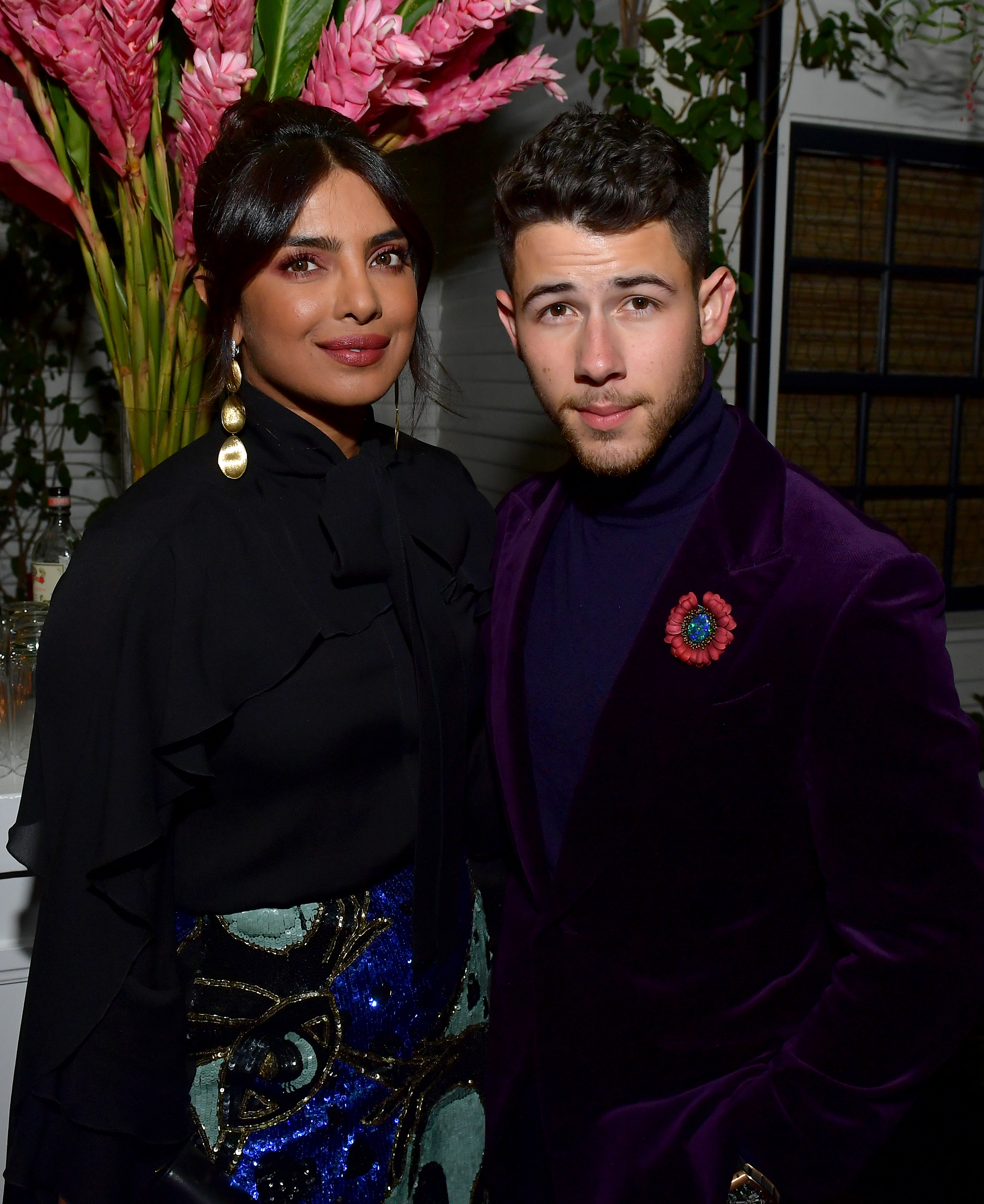 Priyanka Chopra and Nick Jonas photographed on January 4, 2020, in West Hollywood, California. | Source: Getty Images
