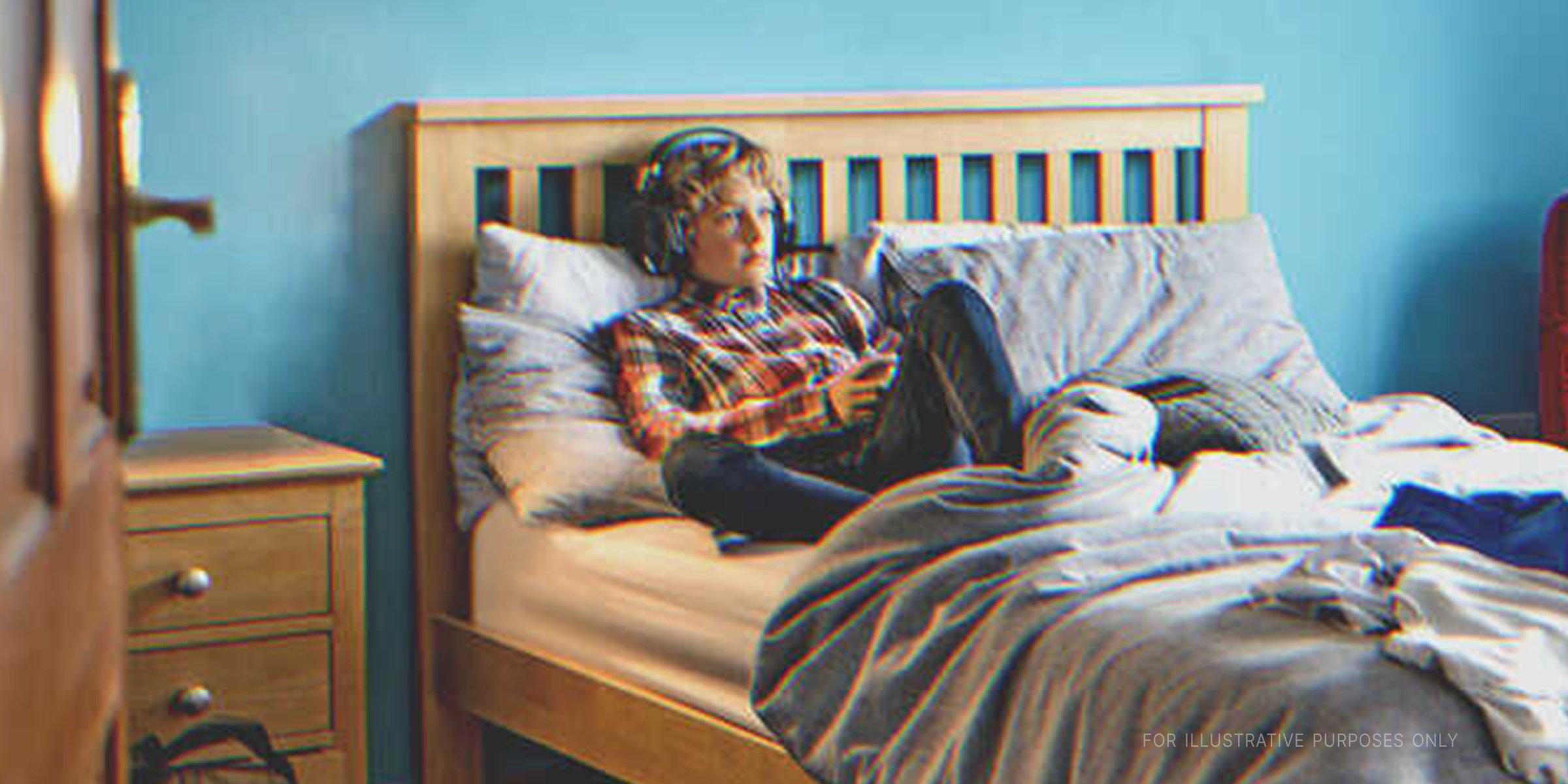Teen boy in his bedroom. | Getty Images