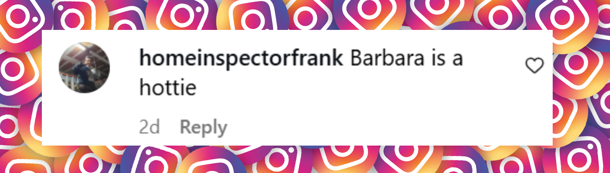 A fan comments on Barbara Corcoran's post, dated September 2, 2025 | Source: Instagram/barbaracorcoran