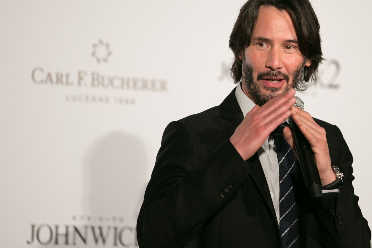 Keanu Reeves at a Carl F. Bucherer event. | Source: Getty Images