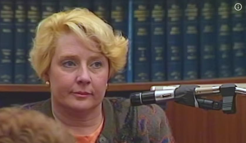 Betty Broderick during her murder trial, seen in a video uploaded on August 31, 2025. | Source: YouTube/COURT TV