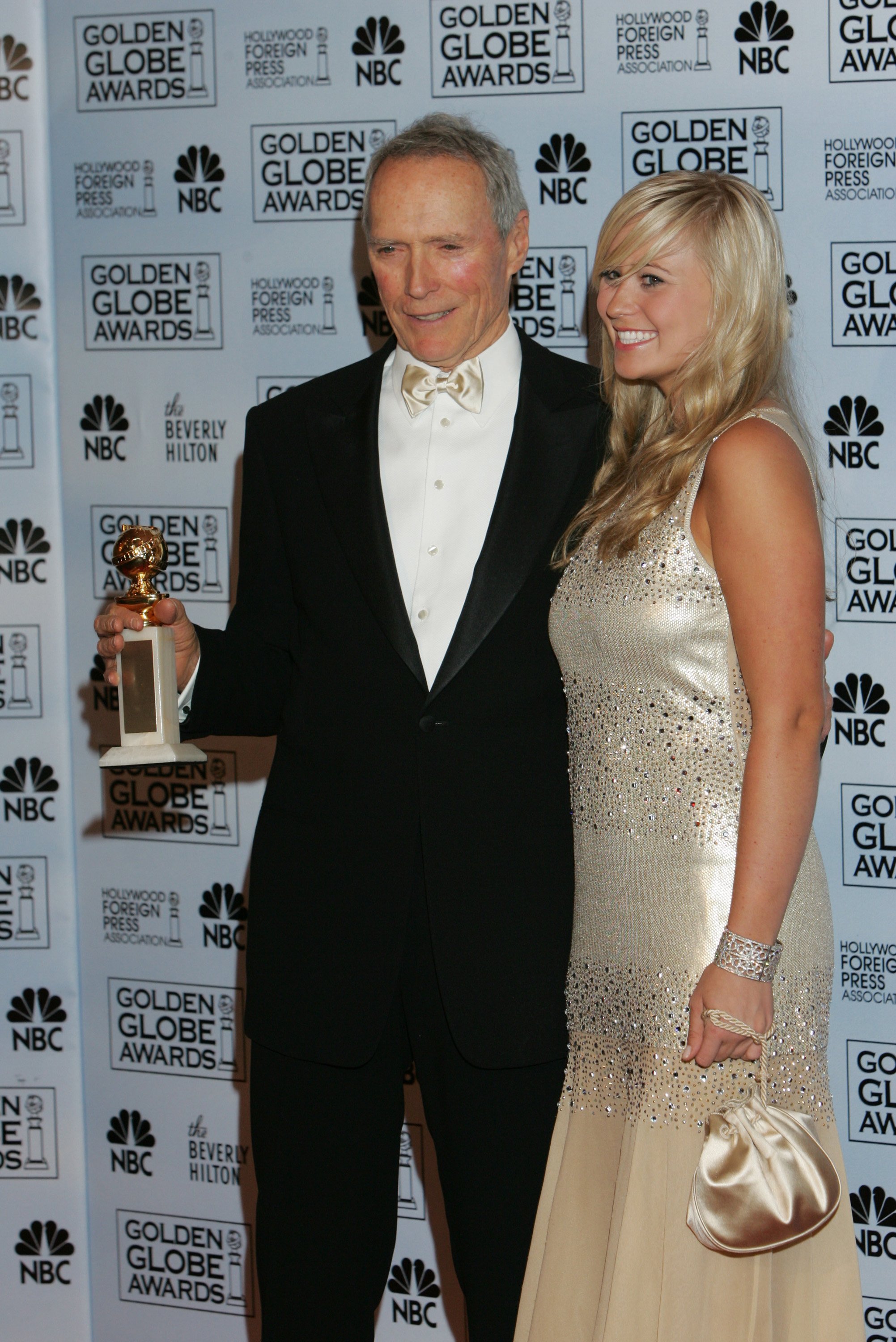 Clint and Kathryn Eastwood at the at the 62nd Annual Golden Globe Awards on January 16, 2005 | Source: Getty Images 