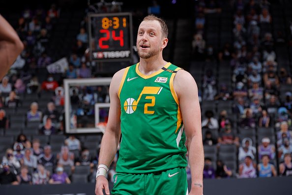 Joe Ingles on May 16, 2021 at Golden 1 Center in Sacramento, California. | Photo: Getty Images