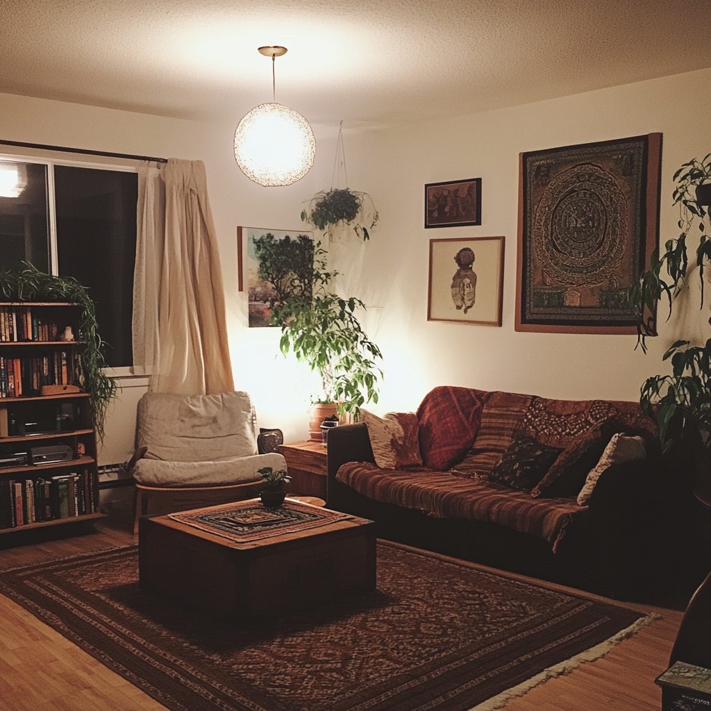 An apartment living room | Source: Midjourney