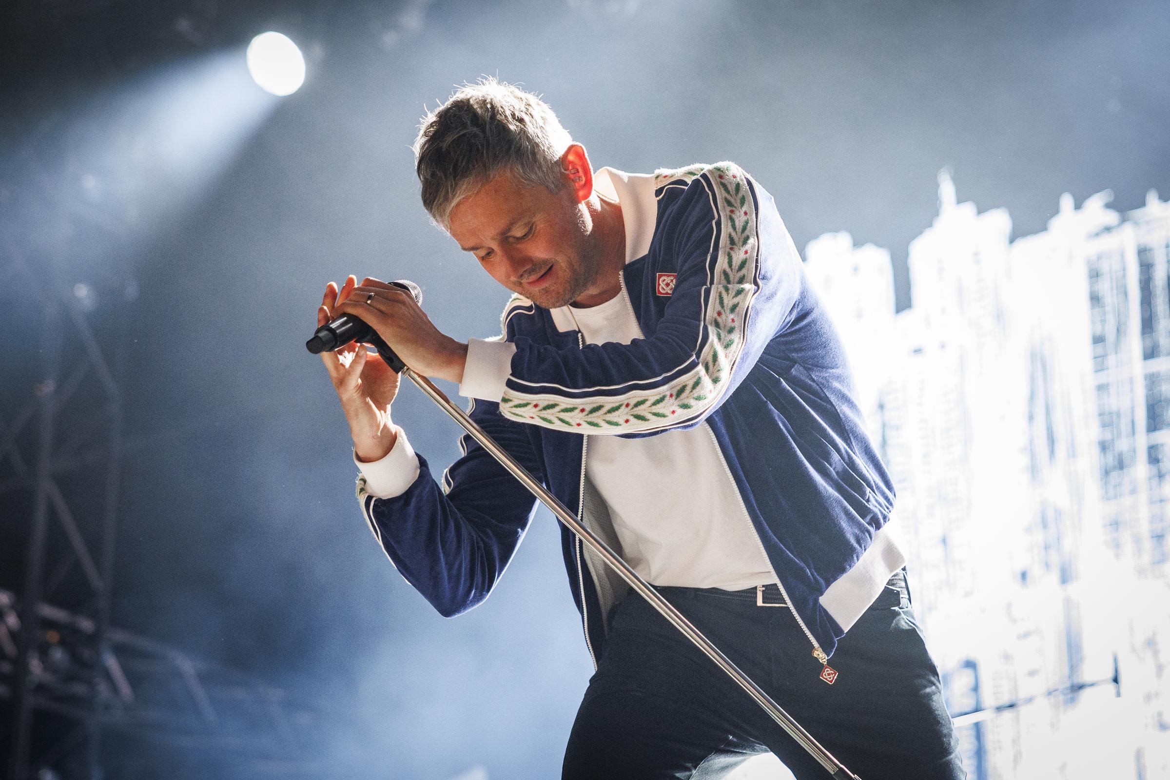 The 2000s heartthrob performing on stage at the Pstereo Festival on August 16, 2024, in Trondheim, Norway. | Source: Getty Images