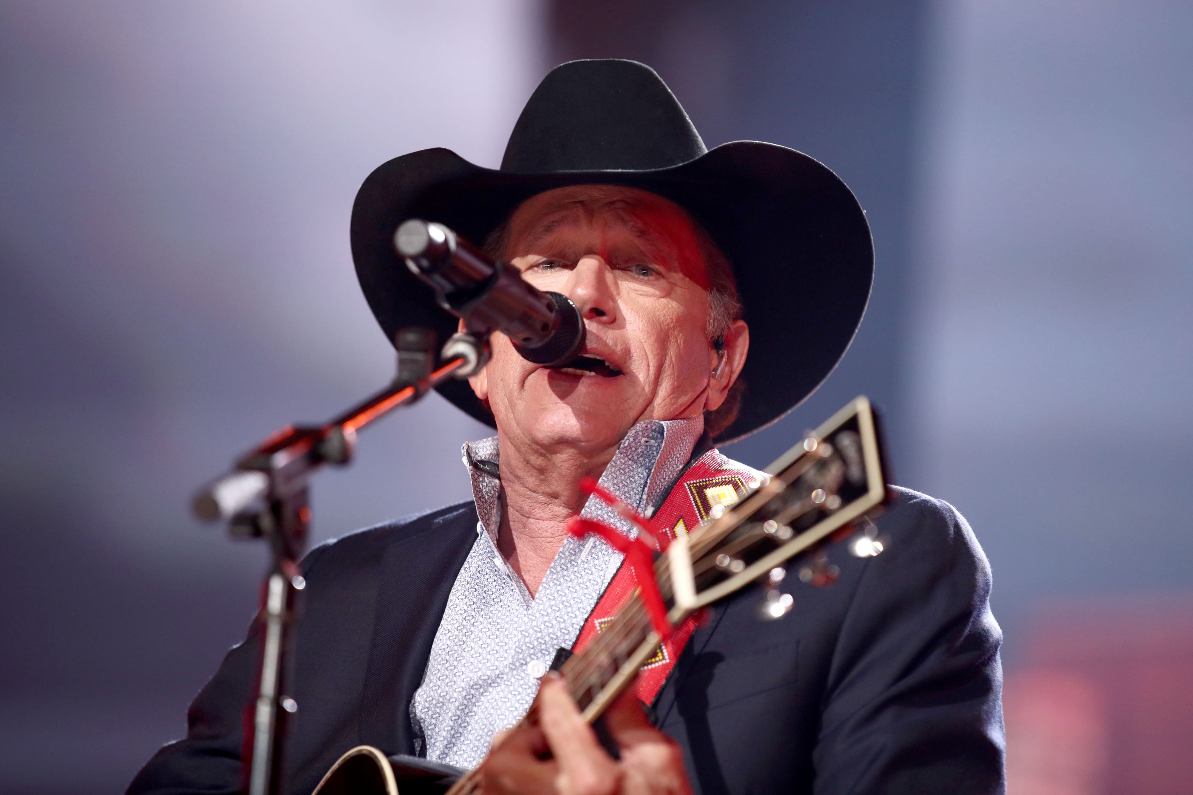 George Strait performs onstage during the 54th Academy Of Country Music Awards. | Photo: Getty Images