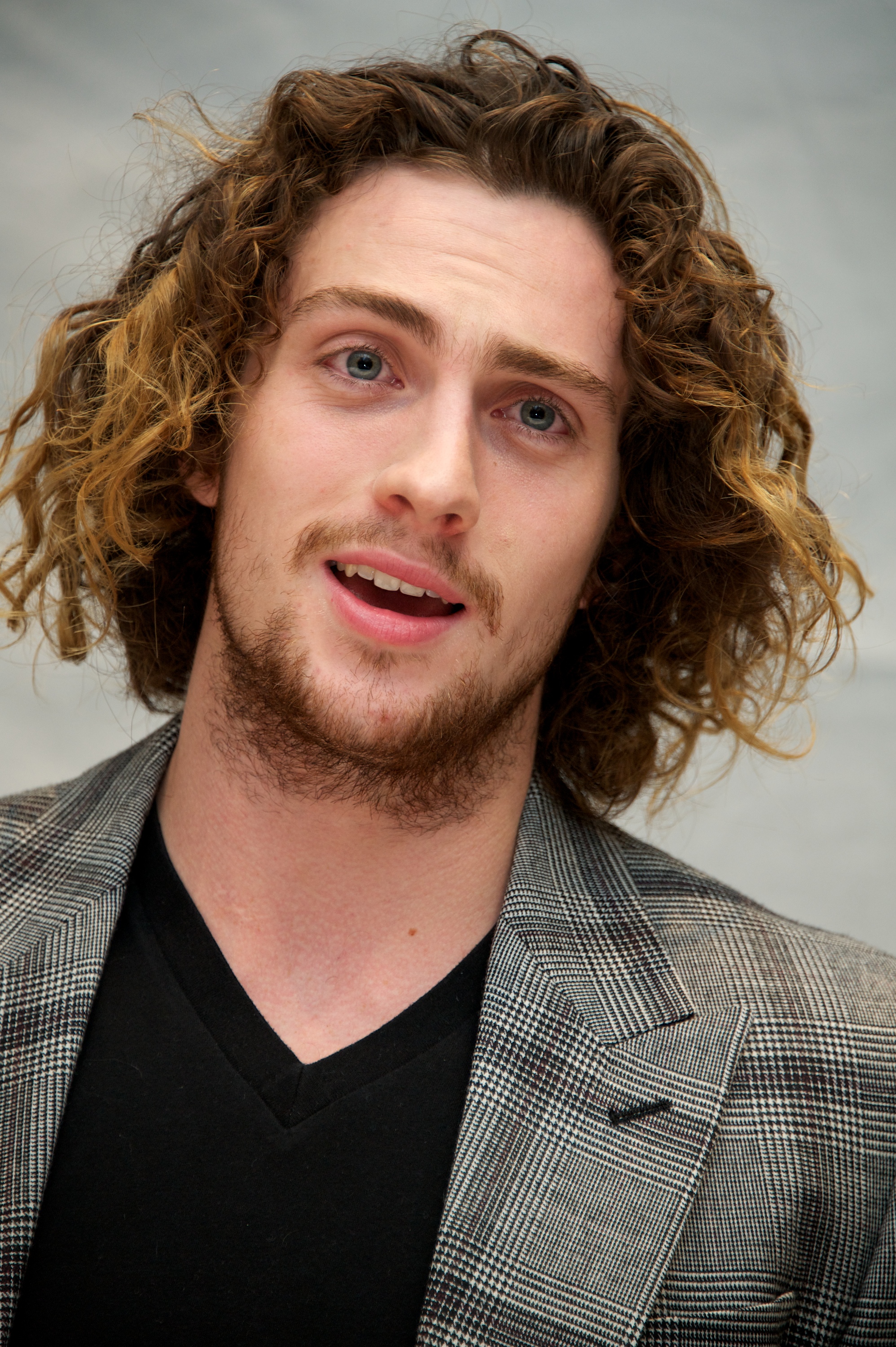 Aaron Taylor Johnson at a conference in Toronto in 2012 | Source: Getty Images