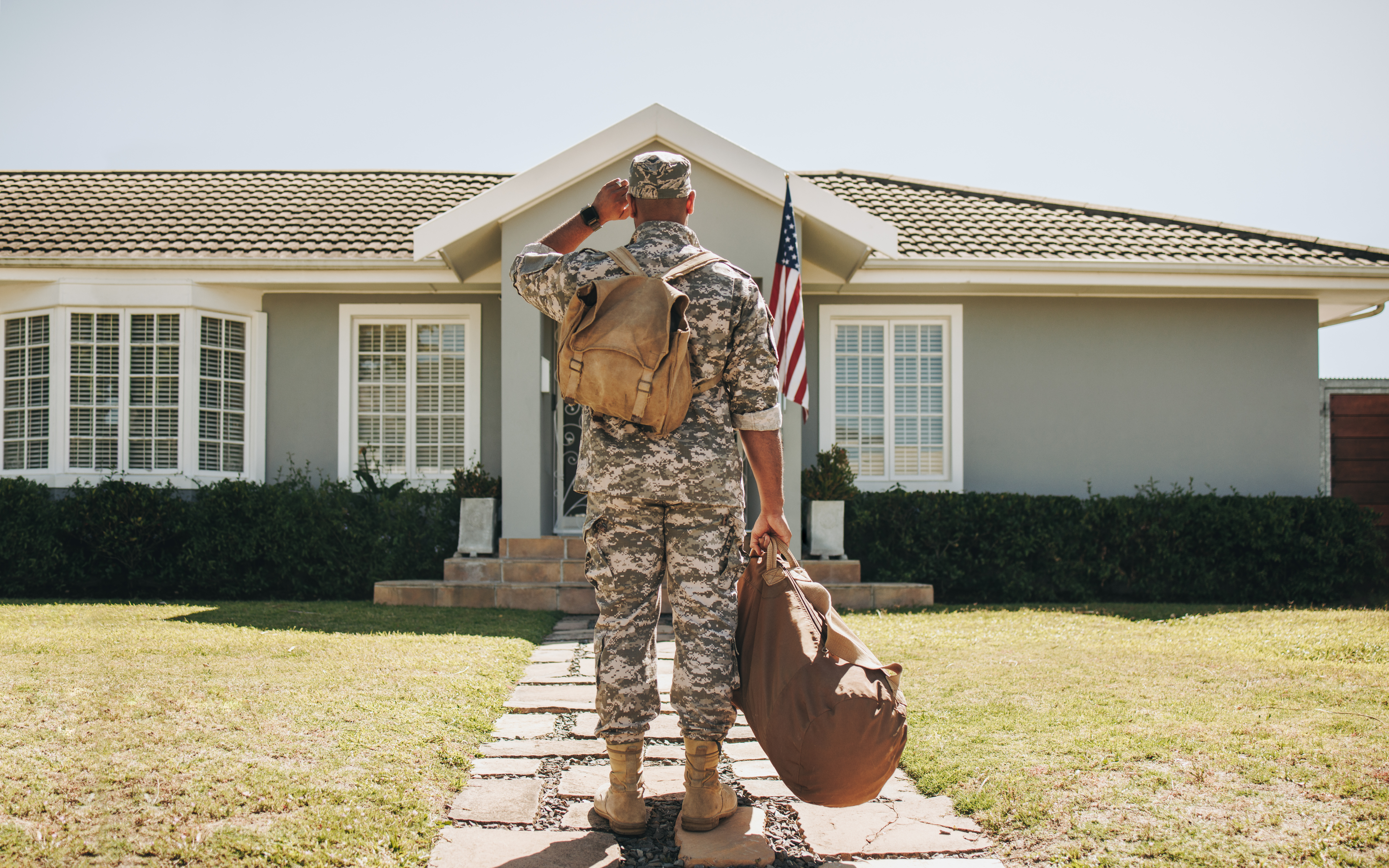 Solider returning home | Source: Getty Images