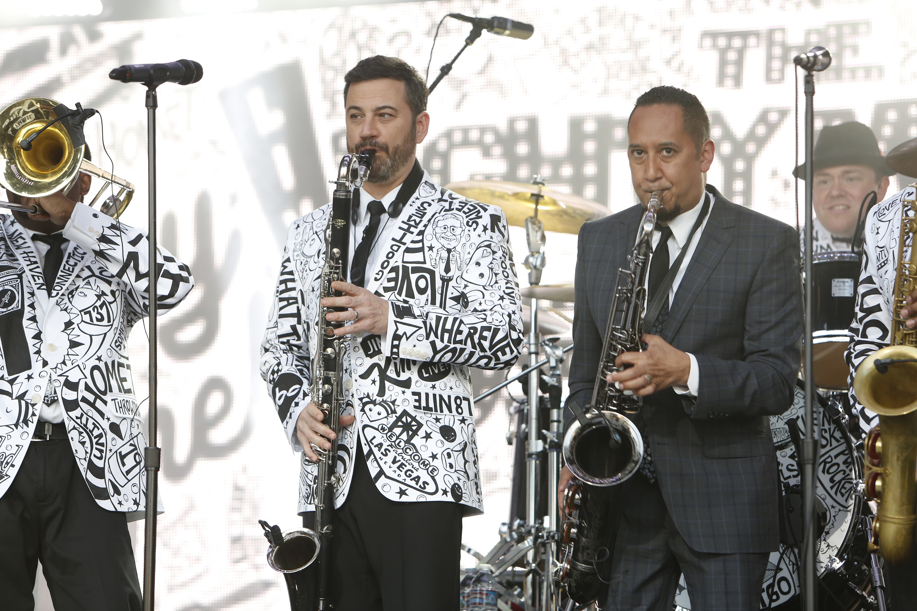 Jimmy Kimmel and Cleto Escobedo III on "Jimmy Kimmel Live!" on March 16, 2017 | Source: Getty Images