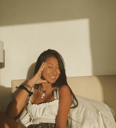 Capture d'écran Instagram Jade Hallyay / jadehallyday