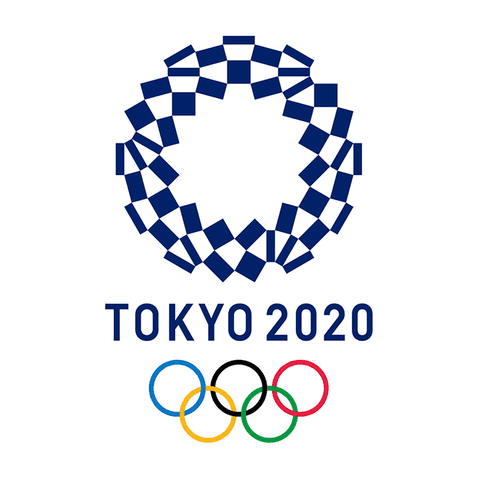 The 2020 Tokyo Olympics Logo. | Source: Wikimedia Commons