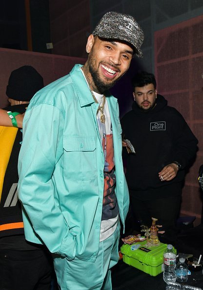 Chris Brown at Record Plant Studios on June 19, 2019 | Photo: Getty Images