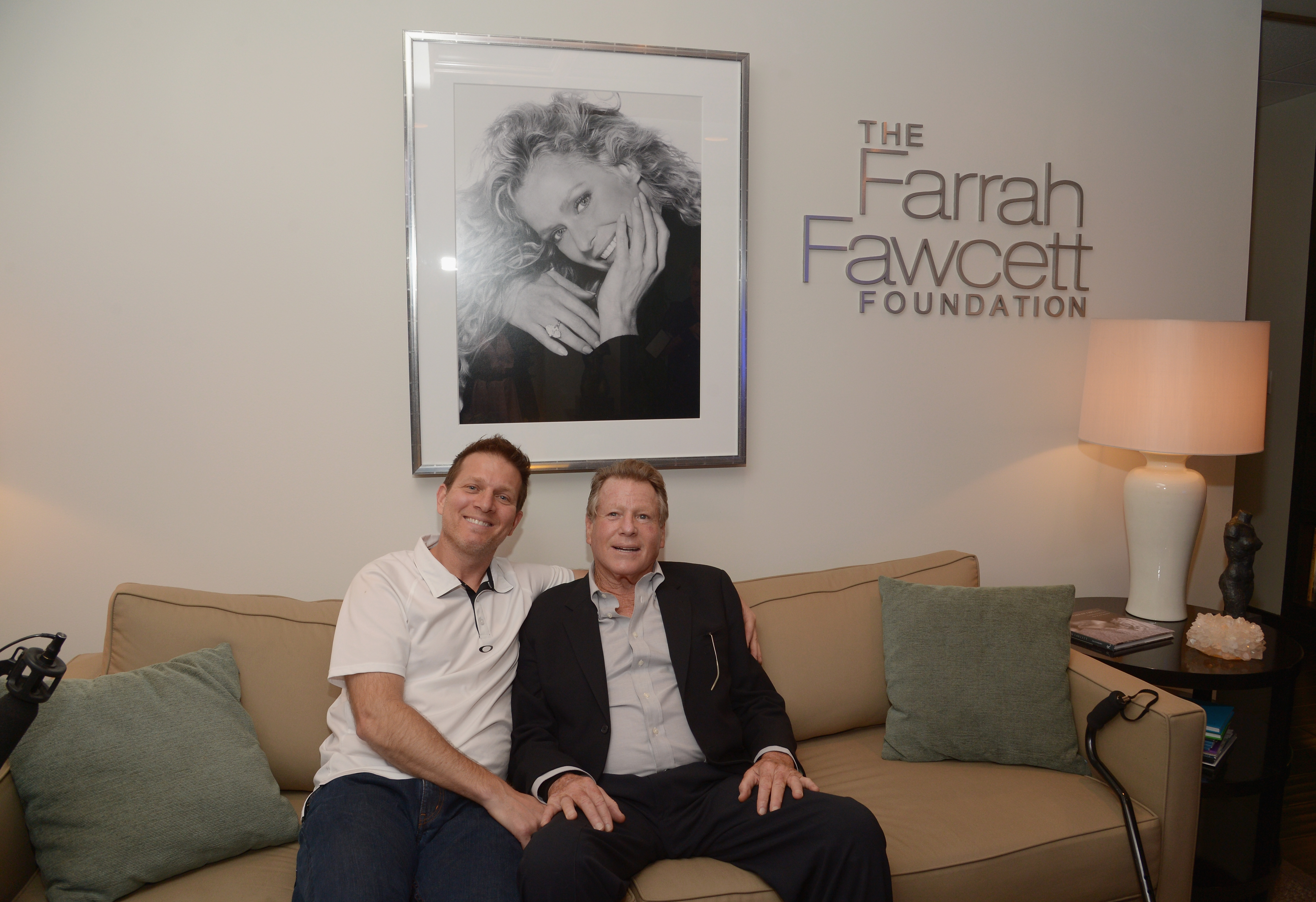 Patrick O'Neal and Ryan O'Neal at the Farrah Fawcett Foundation on June 25, 2014 in Beverly Hills, California | Source: Getty Images
