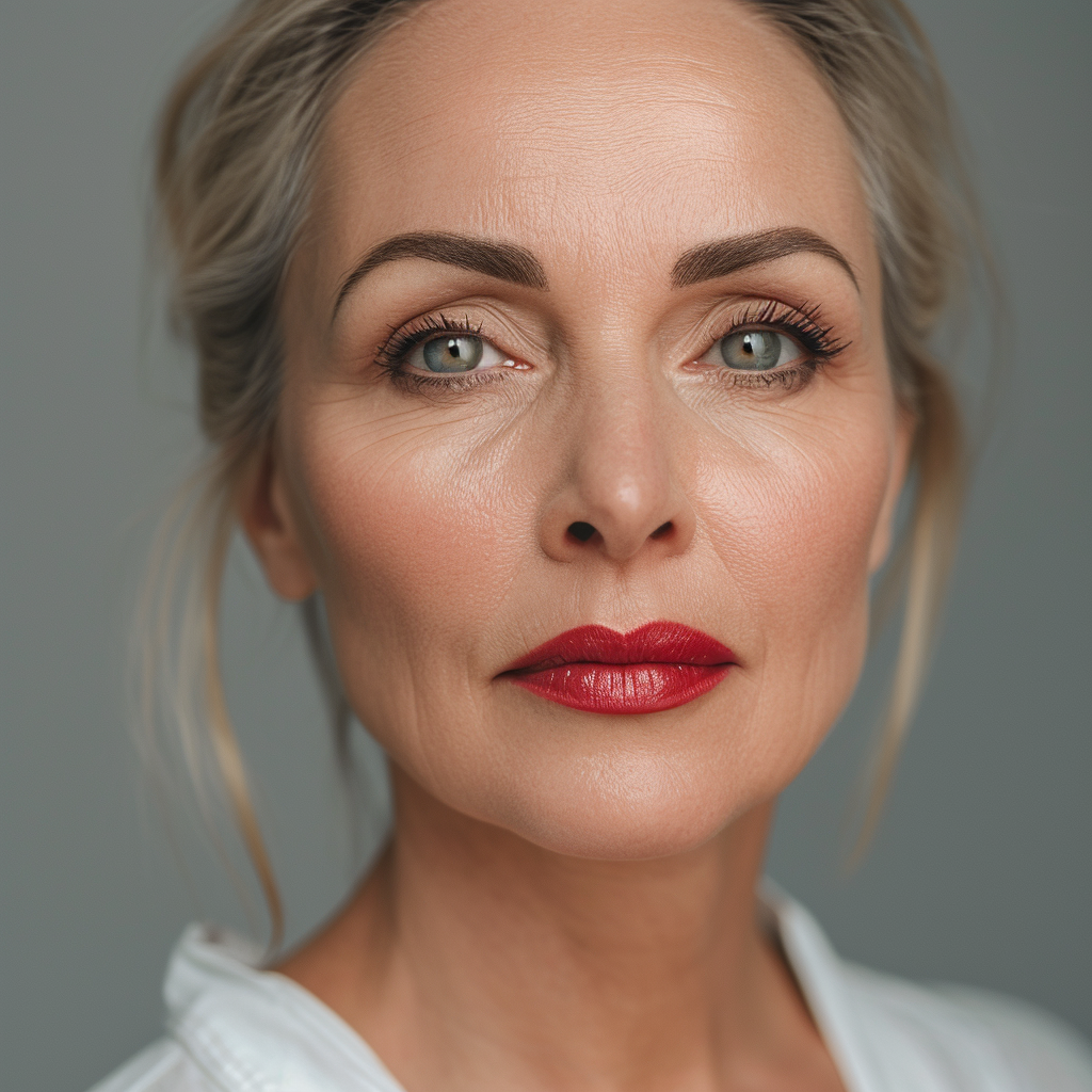 A close-up of a stern woman | Source: Midjourney