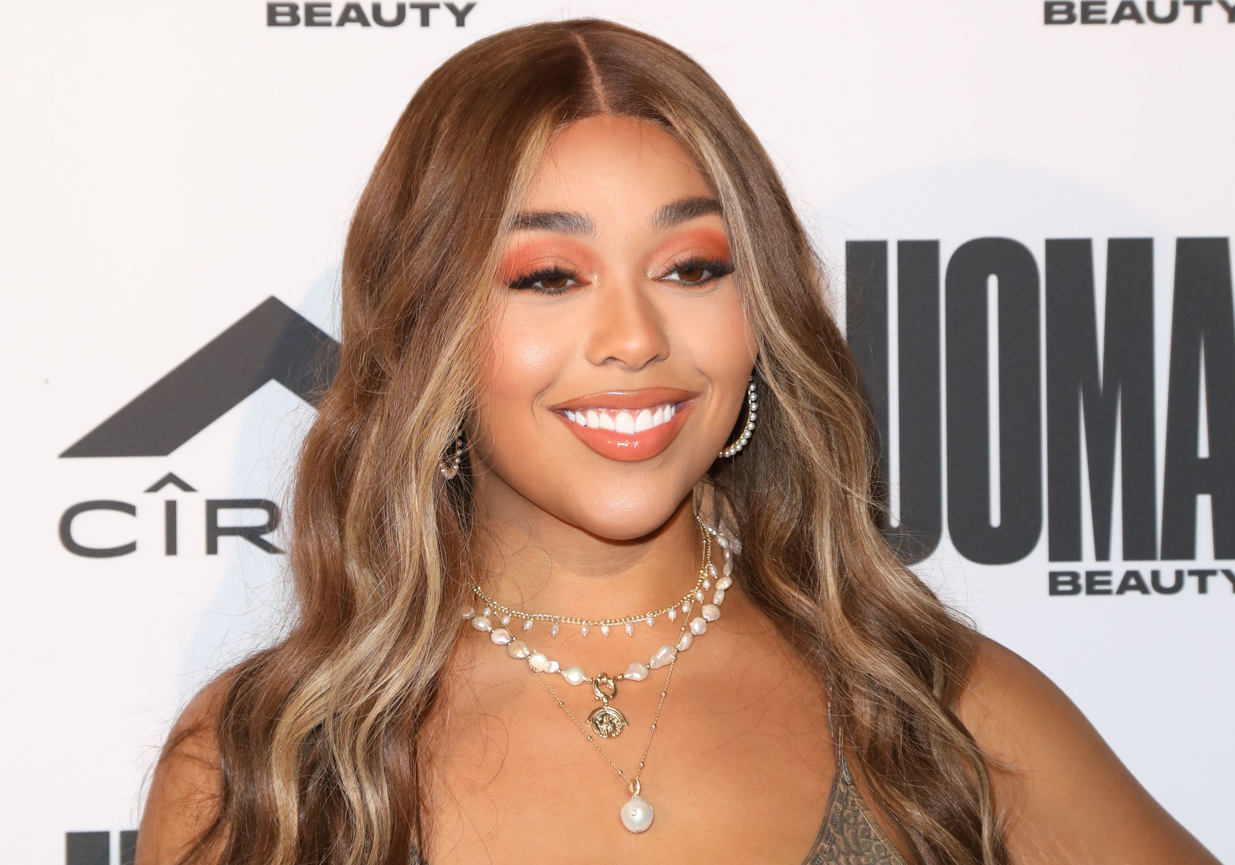 Jordyn Woods at the UOMA Summer House LA at a Private Residence on August 10, 2019. | Photo: Getty Images