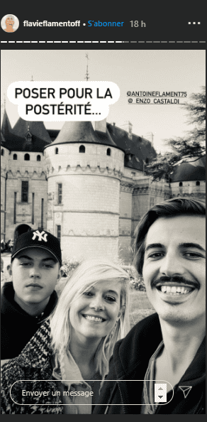 Capture d'écran de la story Instagram de Flavie Flament | Photo : Instagram/flavieflamentoff/