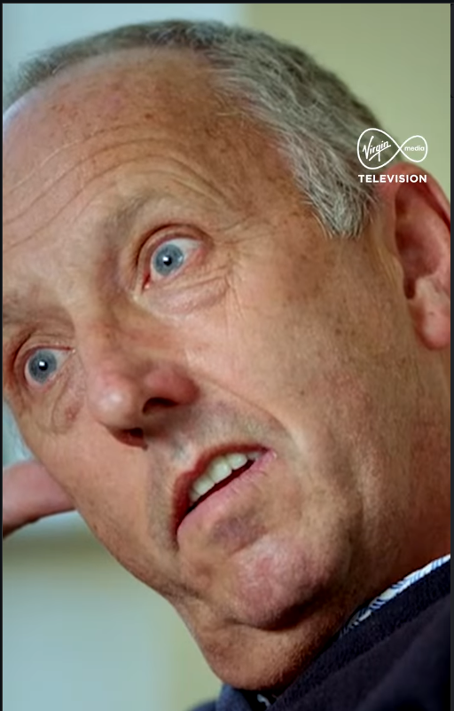 Andy Hallsworth during his interview with "Long Lost Family: Born Without Trace" | Source: Instagram/virginmediatelevision