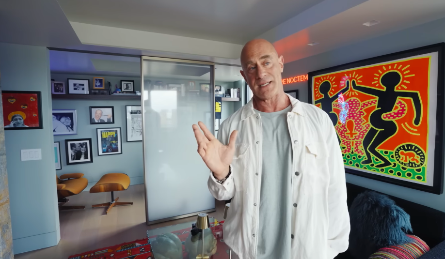 Christopher singled out his Mad Magazine spoofs of SVU as one of his prized possessions. He later wrote to artist Mort Drucker to tell him just how influential his work had been. | Source: YouTube/Architectural Digest