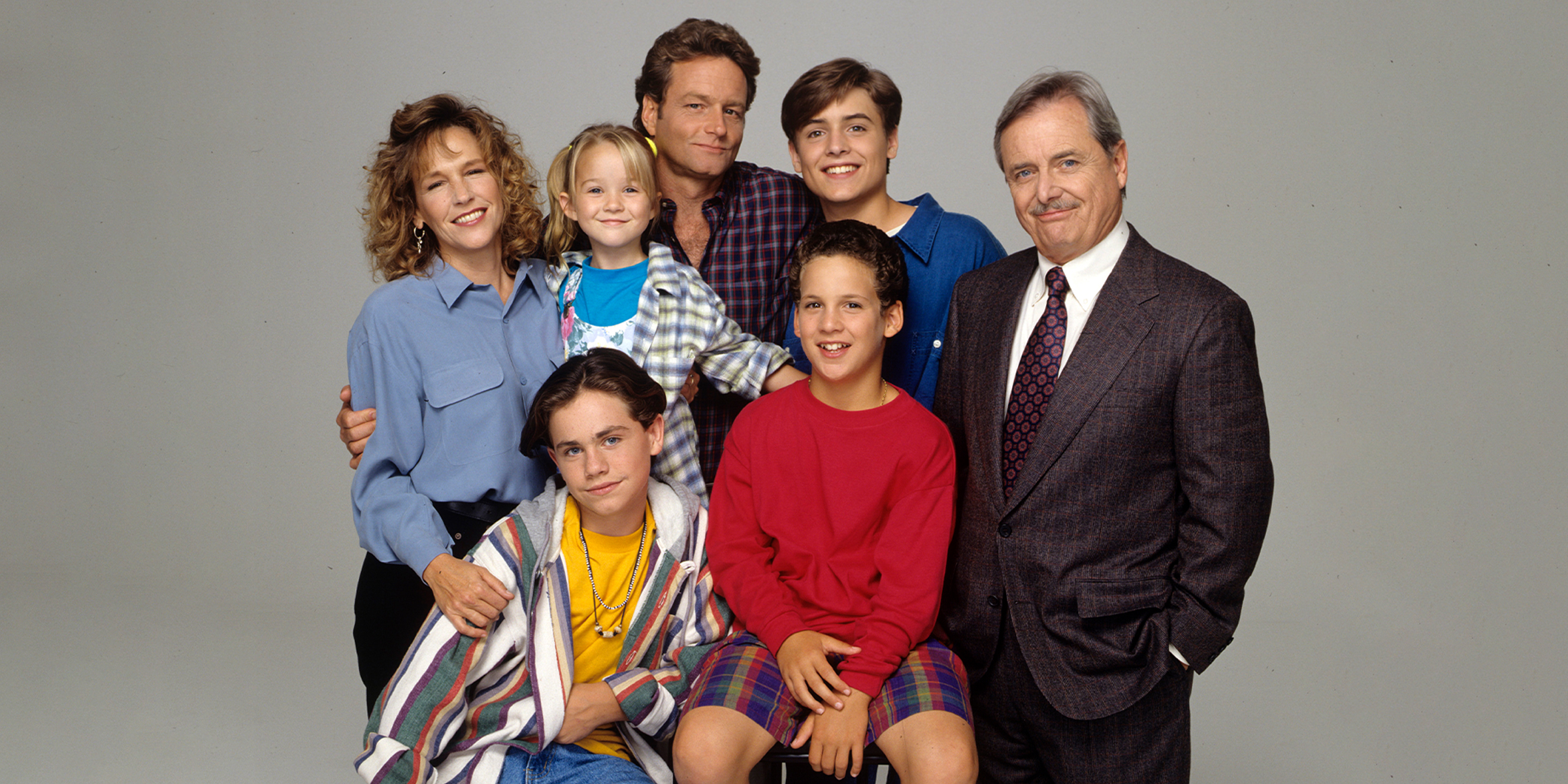 Betsy Randle, Rider Strong, Lily Nicksay, William Russ, Ben Savage, Will Friedle, and William Daniels | Source: Getty Images