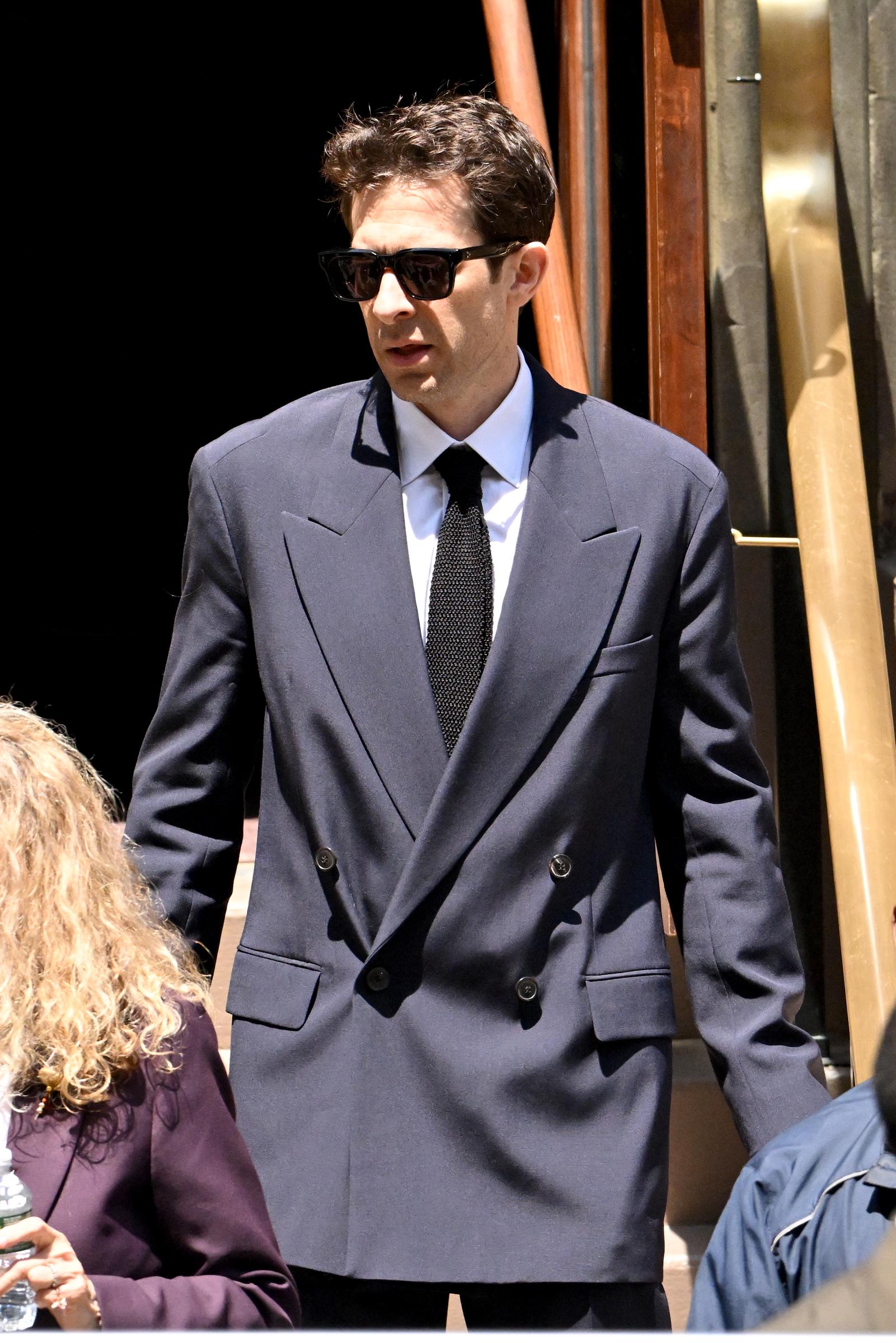 Mark Ronson, whose award-winning career has spanned music production, songwriting, and performing, was among the guests paying tribute to Clive Davis during the New York City memorial service. | Source: Getty Images