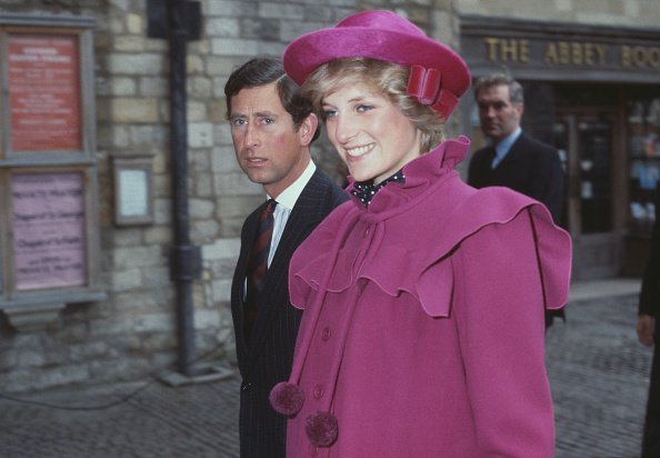 Prince Charles and the Princess Diana at Westminster Abbey, London, for a centenary service | Photo: Getty Images