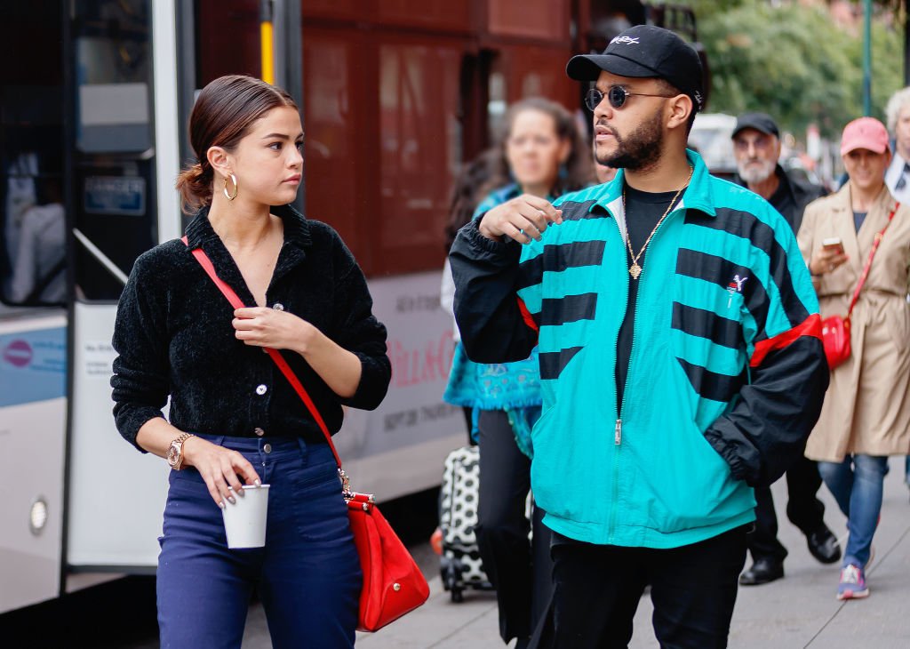Selena Gomez and The Weeknd go shopping in Soho, September 2017 | Source: Getty Images